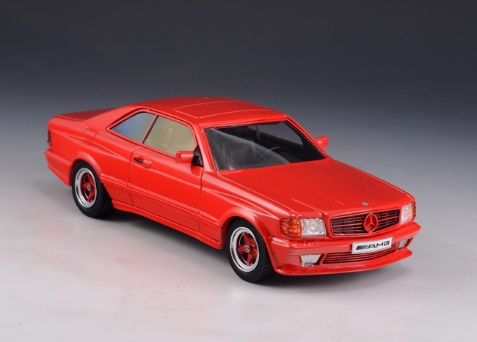 Модель 1:43 Mercedes-Benz AMG C126 6.0 (W126) - red (L.E.199pcs)