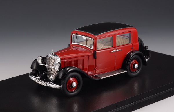mercedes-benz 170 limousine (w15) 1935 red/black GLM207201 Модель 1:43