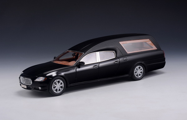 maserati intercar quattroporte hearse (катафалк) - black GLM217001 Модель 1:43