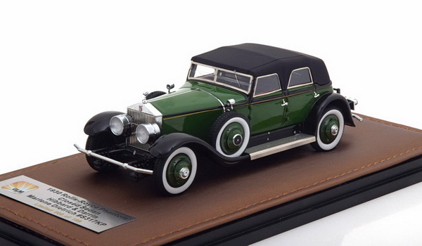 Модель 1:43 Rolls-Royce Springfield Phantom I Marlene Dietrich Hibbard & Darrin Cabrio (закрытый) - green