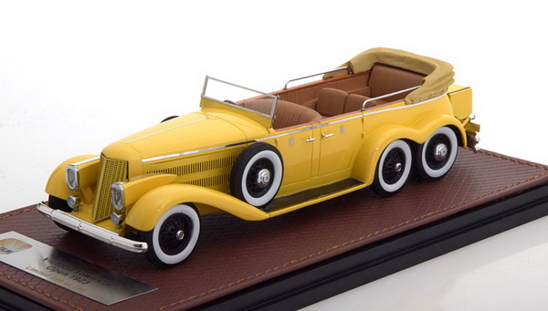 Модель 1:43 Hispano-Suiza H6A Victoria Town Car Cabrio (открытый) - yellow (L.E.199pcs)