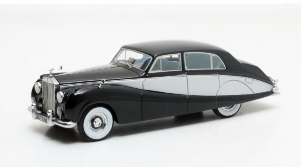 Модель 1:43 Rolls-Royce Silver Cloud Freestone & Webb Design Ch.№3206 - black/silver