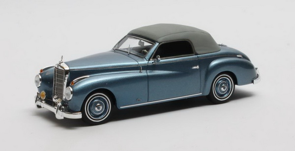 Модель 1:43 Mercedes-Benz 220A (W187) Cabrio Wendler (закрытый) - blue met