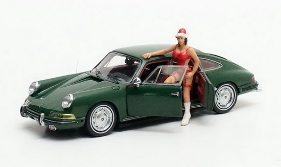 Модель 1:43 Porsche 911 TROUTMAN & BARNES X-mas Edition Green