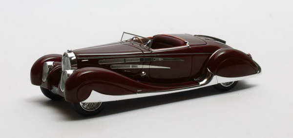 bugatti type 57c cabriolet vanvooren shah of iran 1939 maroon MX50205-033 Модель 1:43