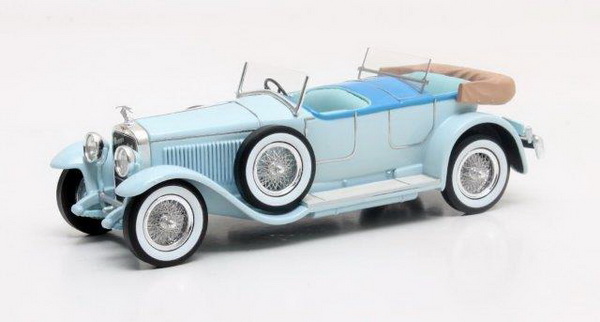 Модель 1:43 Hispano-Suiza H6B Million-Guiet Dual-Cowl Phaeton - 2-tones blue