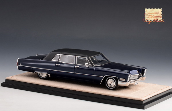 cadillac fleetwood series 75 limousine - emperor blue met STM68101 Модель 1:43