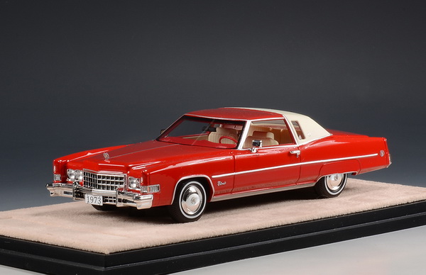 Модель 1:43 Cadillac Eldorado Custom Cabrio - dynasty red (L.E.199pcs)