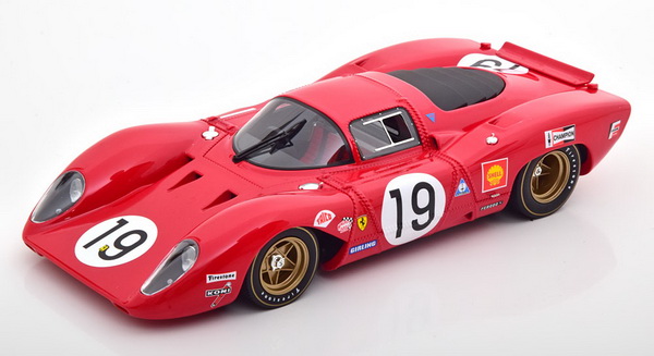 Модель 1:18 Ferrari 312 P Coupe №19 24h Le Mans (Chris Amon - Shetty)