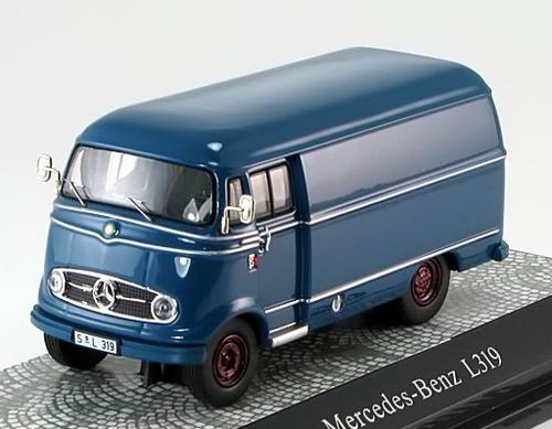 Модель 1:43 Mercedes-Benz L 319 Kastenwagen - blue (L.E.500pcs)
