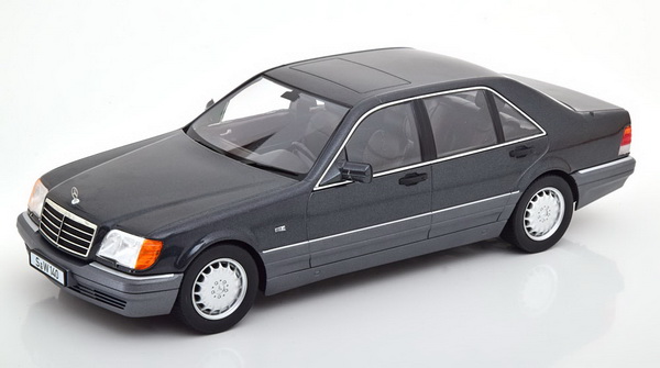 Модель 1:18 Mercedes-Benz S500 (W140) - dark grey met