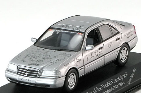 mercedes-benz c 180 car of the worldchampions - silver 430032105 Модель 1:43