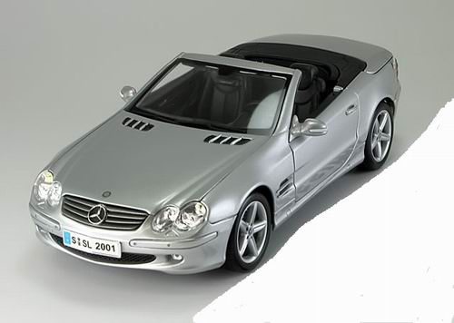 Модель 1:18 Mercedes-Benz SL Cabrio - silver