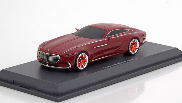 mercedes-maybach vision 6 coupe conceept electric - dark red (l.e.500pcs) 8978 Модель 1:43