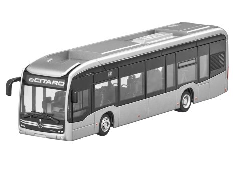 Модель 1:87 Mercedes-Benz eCitaro электробус, серебристый