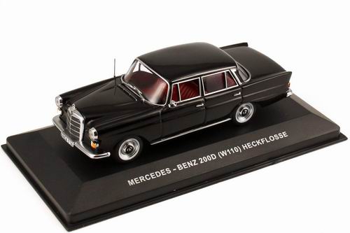 Модель 1:43 Mercedes-Benz 200 D (W110) Heckflosse - Black