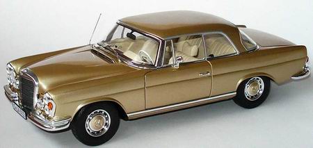 mercedes-benz 280se coupe (w111) - beige met B66040546 Модель 1:18
