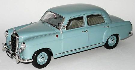 Модель 1:18 Mercedes-Benz 180 «Ponton» - blue-grey
