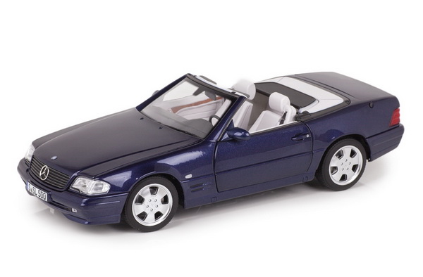 Модель 1:18 Mercedes-Benz SL500 R129 (W129) 1999 - blue