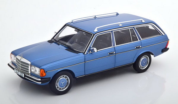 Модель 1:18 Mercedes-Benz 200T S123 1980-1985 - light blue