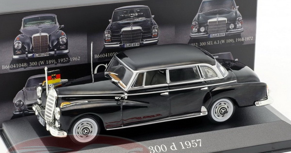 Модель 1:43 Mercedes-Benz 300 d (W189) Adenauer - black