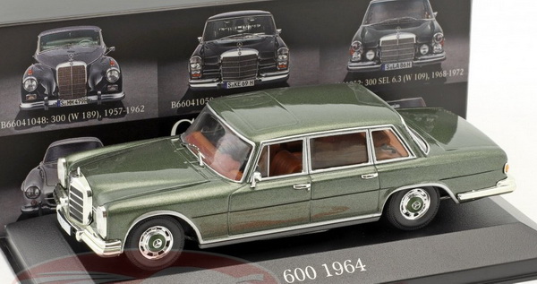 Модель 1:43 Mercedes-Benz 600 (W100) - green met