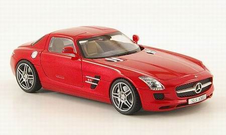Модель 1:43 Mercedes-Benz SLS 6,3 AMG - red met
