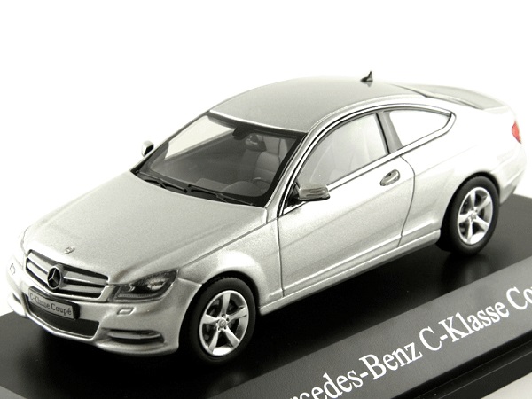 Модель 1:43 Mercedes-Benz C-class Coupe (C204) - silver