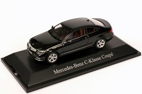 Модель 1:43 Mercedes-Benz C-class Coupe (C204) - magnetit black