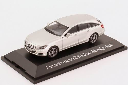 Модель 1:43 Mercedes-Benz CLS Shooting Brake (X218) - iridium silver