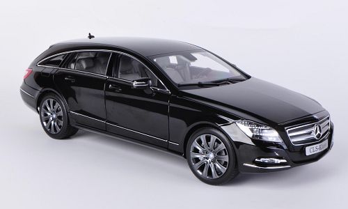 Модель 1:18 Mercedes-Benz CLS Shooting Brake (X218) - obisidian black