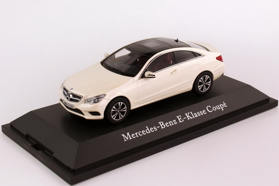 Модель 1:43 Mercedes-Benz E-class Coupe (C207 MOPF) - white