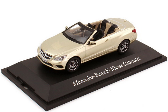 Модель 1:43 Mercedes-Benz E-class Cabrio (C207 MOPF) - Argonit-silver