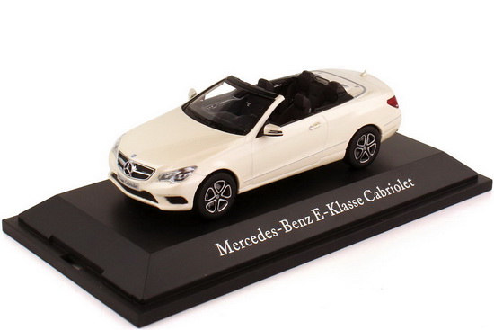 Модель 1:43 Mercedes-Benz E-class Cabrio (C207 MOPF) - white