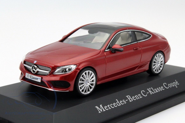 Модель 1:43 Mercedes-Benz C-class (C205) Coupe - red