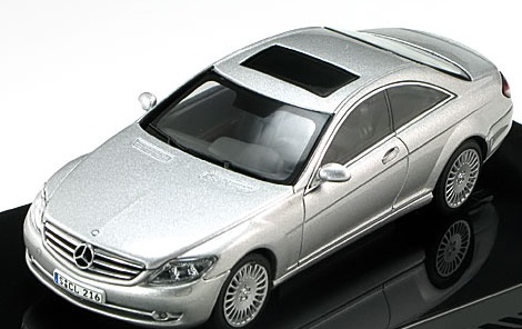 mercedes-benz cl coupe - silver B66962245 Модель 1:43