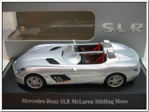 Модель 1:43 Mercedes-Benz SLR Stirling Moss (Z199) - silver