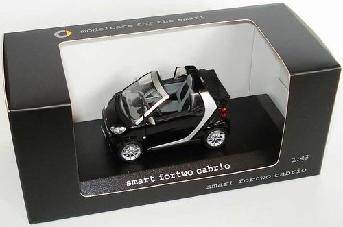 smart fortwo ii cabrio (a451) - black C18Q00 Модель 1:43