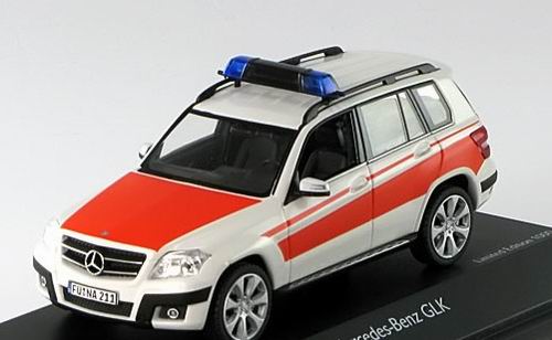 Модель 1:43 Mercedes-Benz GLK-class «Notarzt» - red/white