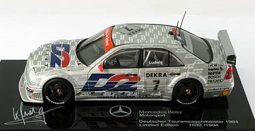 Модель 1:43 Mercedes-Benz C-class №7 DTM Champion (Klaus Ludwig)
