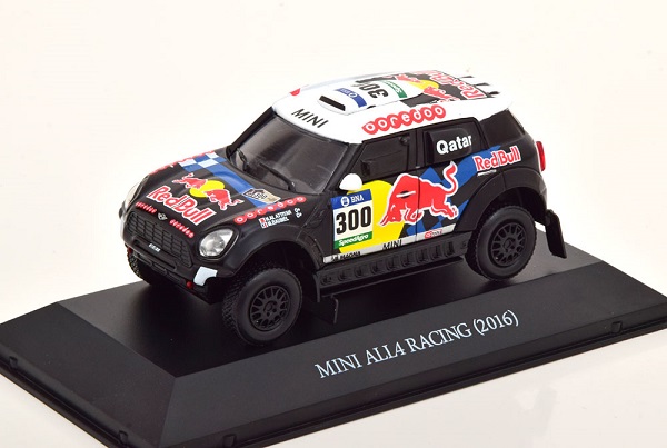Модель 1:43 Mini All 4 Racing №300 Red Bull Rally Dakar (Nasser Al-Attiyah - Mathieu Baume)