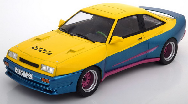 Модель 1:18 Opel Manta B Mattig - yellow/blue/purple