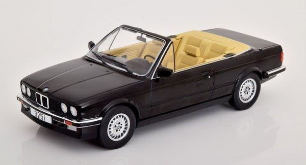 Модель 1:18 BMW 325i (E30) Convertible 1985 Black