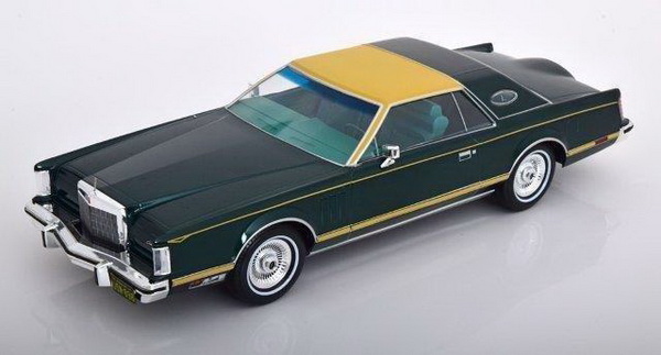 Модель 1:18 Lincoln Continental Mark V 1978 Metallic Dark Green