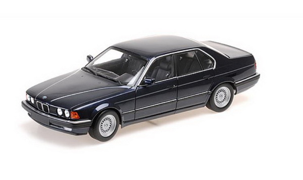 Модель 1:18 BMW 730I (E32) - 1986 - BLUE METALLIC