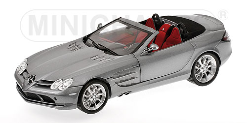 mercedes-benz slr-mclaren roadster - grey met 100037131 Модель 1:18