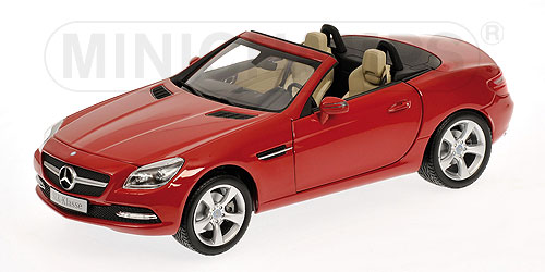 Модель 1:18 Mercedes-Benz SLK-class - red