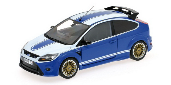 Модель 1:18 Ford Focus RS - Le Mans Classic Edition - white (1972 - Ford Capri RS2600 Tribute)