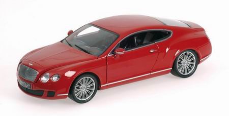 Модель 1:18 Bentley Continental GT - red