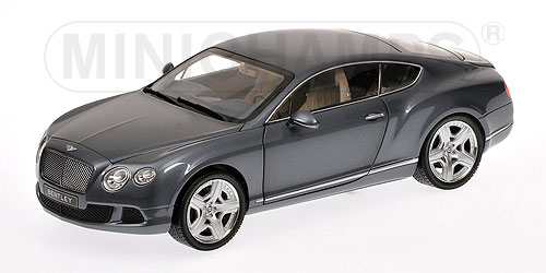 Модель 1:18 Bentley Continental GT - grey met